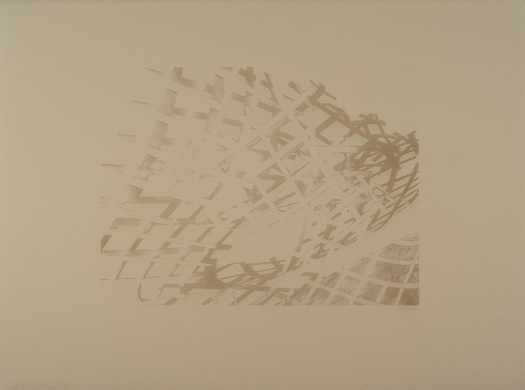 Urban Shadows 44 A picture of the back side of a wall.